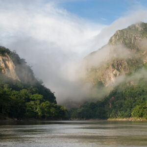 Traveling up the Beni River to Chalalan Ecolodge in the heart of the Bolivian Jungle.  This area is part of the Amazon watershed.